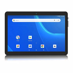 Android Tablet 10 Inch, WiFi Tablet, 16 GB Storage, GMS Certified, Android 8.1 Go, 5Ghz WiFi, Dual Camera, Bluetooth, GPS, OTG - Black