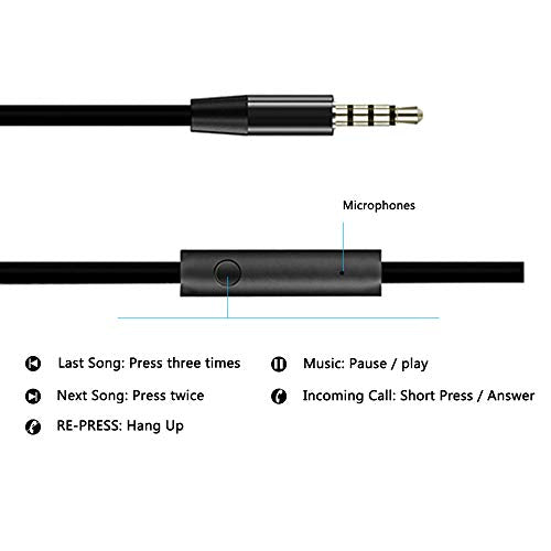Load image into Gallery viewer, Over Ear Headphones with 5 Feet / 1.5M Cable, findTop 3.5mm Gaming Headset Noise Isolating with Mic and Volume Control for TV, PC and Cell Phone