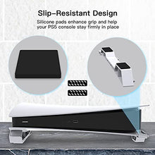 Load image into Gallery viewer, NexiGo PS5 Accessories Horizontal Stand, [Minimalist Design], PS5 Base Stand, Compatible with Playstation 5 Disc &amp; Digital Editions, White
