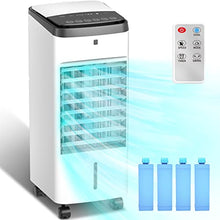 Load image into Gallery viewer, SEEPER Portable Evaporative Cooler, Strong Wind Speed Tower Fan w/Cooling Function, 12h Timer, 20ft Remote Control, 3 Modes Quiet Air Conditioner for Home, Small Room &amp; Office
