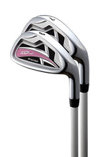 Load image into Gallery viewer, Remarkable Girls Right Handed Pink Junior Golf Club Set for Age 9 to 12 (Height 4'4" to 5') Set Includes: Driver (15"), Hybrid Wood (25, 7, 9 Iron, Putter, Bonus Stand Bag &amp; 2 Headcovers
