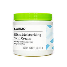 Load image into Gallery viewer, Amazon Brand - Solimo Ultra Moisturizing Skin Cream for Dry &amp; Sensitive Skin, Dermatologist Tested, Fragrance Free, 16 Ounce (Pack of 4)
