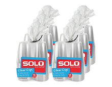 Load image into Gallery viewer, Solo Cup Clear Plastic Cups, 10 Oz, 216 Count
