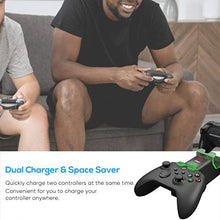 Load image into Gallery viewer, FYOUNG Dual Controller Charger Station Replacement for Xbox Series X/S, Charging Dock with 2 x 1400mAh Rechargeable Battery Pack and LED Indicator for Xbox Series X/S
