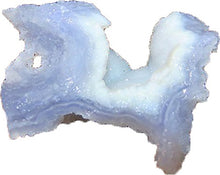 Load image into Gallery viewer, StarStuff.Rocks Authentic African Rock, Mineral, and Crystal Specimen Show (Blue Lace Agate)
