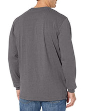 Load image into Gallery viewer, Dickies mens Long Sleeve Heavyweight Crew Neck Big and Tall Work Utility T Shirt, Charcoal Gray Heather, 3X-Large Tall US
