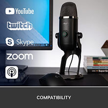 Load image into Gallery viewer, Blue Yeti X Professional Condenser USB Microphone with High-Res Metering, LED Lighting &amp; Blue VO!CE effects for Gaming, Streaming &amp; Podcasting on PC &amp; Mac
