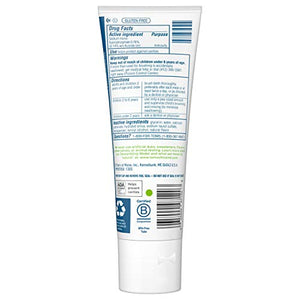Tom's of Maine ADA Approved Wicked Cool! Fluoride Kid's Toothpaste, Natural Toothpaste, Dye Free, No Artificial Preservatives, Mild Mint, 5.1 oz. 3-Pack