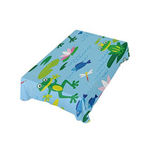 Load image into Gallery viewer, ALAZA Funny Frogs Tablecloth Fabric Table Cover Rectangle Tablecloth 54 x 72 inch
