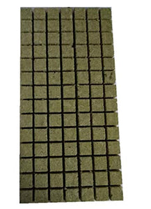 1.5 inch Rockwool/Stonewool Grow Cubes Starter Sheets for Cuttings, Cloning, Plant Propagation, Seed Starting Hydroponic Grow Media Growing Medium for Vigorous Plant Growth (28, 1.5)