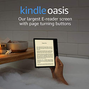 Kindle Oasis – With adjustable warm light – Wi-Fi + Free Cellular Connectivity, 32 GB, Graphite