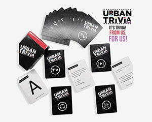 Urban Trivia Game - Black Trivia Card Game for The Culture! Fun Trivia on Black TV, Movies, Music, Sports, & Growing Up Black! Great Trivia for Adult Game Nights and Family Gatherings.