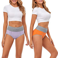 Load image into Gallery viewer, Tummy Control Underwear for Women High Waisted Cotton Underwear Soft Briefs Ladies Breathable Panties Multipack
