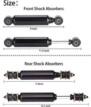 Load image into Gallery viewer, LEAPGOMAX Club Car Shocks Rear &amp; Front Shock Absorber Kit 4-pcs Fits Club Car DS &amp;Precedent Golf Cart 1014235 1013164
