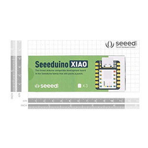 Seeeduino XIAO The Smallest Arduino Microcontroller Based on SAMD21,with Rich Interfaces, 100% Arduino IDE Compatible, desiged for Projects Need Arduino Micro，3 pcs