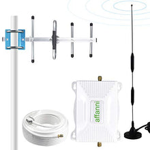 Load image into Gallery viewer, AT&amp;T Cell Phone Signal Booster Amplifier 4G LTE Band12/17 700Mhz US Cellular T-Mobile AT&amp;T Cell Phone Booster ATT Cell Signal Booster Mobile Signal Booster with Antennas Kit for Home Boost Data+Voice
