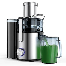 Load image into Gallery viewer, Healnitor 1000W 3-Speed LED Centrifugal Juicer Machines Vegetable and Fruit, 3.5" Big Wide Chute, Easy Clean, High Juice Yield, BPA Free, Stainless Steel
