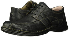 Load image into Gallery viewer, Clarks Men's ESPACE Shoe, black oily leather, 070 M US
