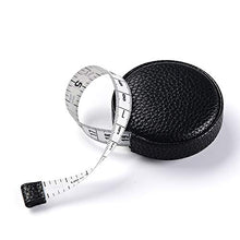 Load image into Gallery viewer, 3m/120&quot; Tape Measure Body Measuring Tape for Body Cloth Tape Measure for Sewing Fabric Tailors Medical Measurements Tape Dual Sided Leather Tape Measure Retractable (Black, 1 Pack)
