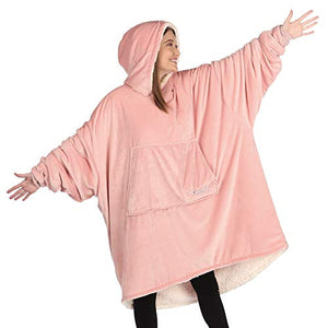 THE COMFY Original| Oversized Microfiber & Sherpa Wearable Blanket, Seen On Shark Tank, One Size Fits All