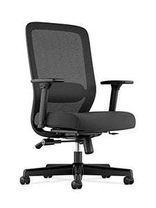 HON BSXVL721LH10 Exposure Mesh Task Computer Chair with 2-Way Adjustable Arms for Office Desk, Black (HVL721), Back