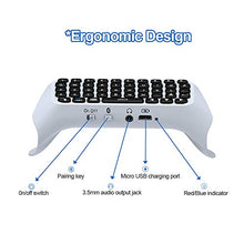 Load image into Gallery viewer, Donop Wireless Controller Keyboard for PS5 Controllers, Built-in Speaker &amp; 3.5MM Audio Jack, for Play-Station 5 Controller Voice Chat Board (White)

