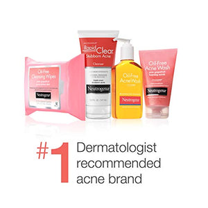 Neutrogena Oil-Free Acne Fighting Facial Cleanser with Salicylic Acid Acne Treatment Medicine, Daily Oil-Free Acne Face Wash for Acne-Prone Skin, 9.1 fl. oz, 3 pk