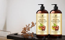 Load image into Gallery viewer, Handcraft Jojoba Oil 16 fl. oz – 100% Pure &amp; Natural Jojoba Oil for Skin, Face, and Hair – Deeply Moisturizing Anti-Aging Jojoba Oil for Men and Women

