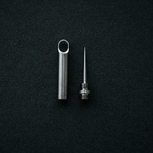 Load image into Gallery viewer, The TiPick - World's Smallest Titanium Toothpick | EDC Keychain Tool Camping Toothpick | Outdoor Concealable Micro Toothpick with Protective Case Holder
