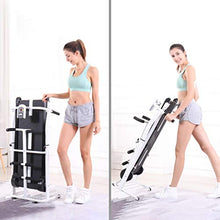 Load image into Gallery viewer, Treadmills for Home 440lbs Weight Capacity Silent Treadmill Folding Shock Running, Supine, Twisting, Draw Rope 4-in-1 Mechanical Mini Walking Machine
