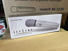Load image into Gallery viewer, Acuvibe Mini AV-1230 Cordless Light Weight Rechargeable Massager
