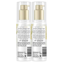 Load image into Gallery viewer, Pantene Castor Oil Hair Serum &amp; Overnight Leave In Conditioner, Sulfate Free, Nutrient Blends Fortifying Repair for Dry Damaged Hair, 3.2 fl oz Twin Pack

