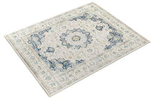 Load image into Gallery viewer, Safavieh Evoke Collection EVK220C Shabby Chic Vintage Oriental Medallion Area Rug, 8' x 10', Ivory/Blue
