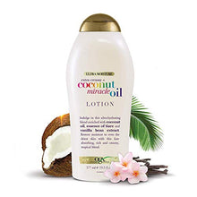 Load image into Gallery viewer, OGX Extra Creamy + Coconut Miracle Oil Ultra Moisture Lotion, 19.5 Ounce (Pack of 3)
