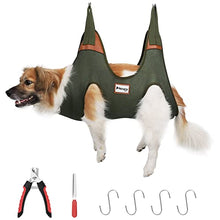 Load image into Gallery viewer, PETNANNY Pet Grooming Hammock Harness- Dog Leash - Airtag Dog Collar
