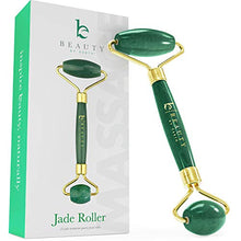 Load image into Gallery viewer, Jade Roller for Face - Face &amp; Neck Massager for Skin Care, Facial Roller to Press Serums, Cream and Oil Into Skin, Lymphatic Drainage Massager Skin Care Tool, Eye Massager and Neck Roller (1 Pack)
