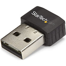 Load image into Gallery viewer, StarTech.com Wireless USB WiFi Adapter Dual Band AC600 Wireless Dongle - 2.4GHz / 5GHz - 802.11ac Wi-Fi Laptop Adapter (USB433ACD1X1)
