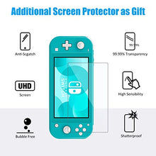 Load image into Gallery viewer, Carry Case for Nintendo Switch Lite Portable Travel Protector Carrying Case with 10 Game Slots and Tempered Glass Screen Protector - Turquoise Blue
