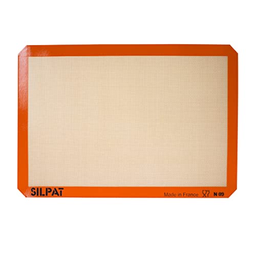 Silpat Premium Non-Stick Silicone Baking Mat, Half Sheet Size, 11-5/8 x 16-1/2