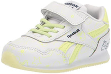 Load image into Gallery viewer, Reebok Kids Classic Jogger 3.0 Sneaker, FTWWHT/ENEGLW/FTWWHT, 9.5 US Unisex Toddler
