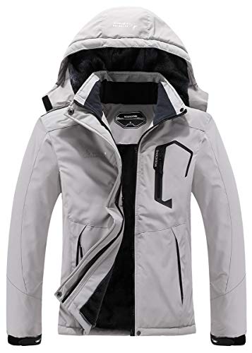MOERDENG Women's Waterproof Ski Jacket Warm Winter Snow Coat Mountain Windbreaker Hooded Raincoat