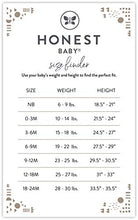Load image into Gallery viewer, HonestBaby 10-Pack Organic Cotton Short Sleeve Bodysuits, Rainbow Girl, Newborn
