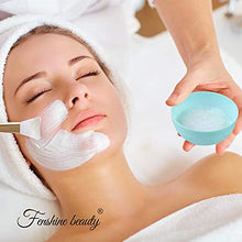 Load image into Gallery viewer, Face Mask Mixing Bowl Set, Facial Mask Mixing Tool Kit with Plastic Mask Bowl Silicone Mask Brushes Measuring Cup Stick Spatulas Facial Sponge (10PCS)
