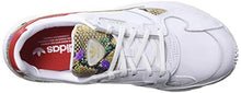 Load image into Gallery viewer, adidas Originals Women's Falcon Sneaker, White/Scarlet/Gold Metallic, 11
