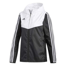 Load image into Gallery viewer, adidas Women&#39;s Alphaskin Tiro Windbreaker, Black/White, X-Small
