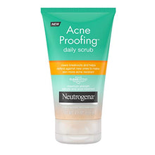 Load image into Gallery viewer, Neutrogena Acne Proofing Daily Facial Scrub with Salicylic Acid Acne Treatment, Exfoliating and Cleansing Face Wash, Oil-Free, 4.2 oz
