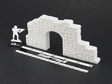 Load image into Gallery viewer, Ruined Stone Walls Set B, Terrain Scenery for Tabletop 28mm Miniatures Wargame, 3D Printed and Paintable, EnderToys
