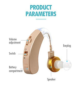 Hearing Aids Amplifiers Personal Sound Amplifier Small Digital Device for Seniors FDA Approval