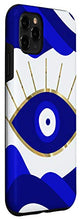 Load image into Gallery viewer, iPhone 11 Pro Max Lava All Seeing Blue Evil Eye Case
