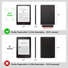 Load image into Gallery viewer, Ayotu Fabric Case for All-New 6.8&quot; Kindle Paperwhite &amp; Signature Edition (11th Gen, 2021 Release) - Lightweight Smart Cover with Auto Wake/Sleep - Support Back Cover Adsorption, Red
